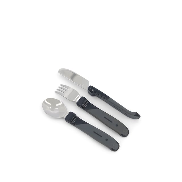 Twistshake Learn Cutlery Steel 12+ black