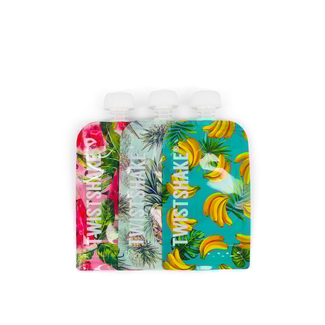 Twistshake Squeeze Bag 220 ml 3 st