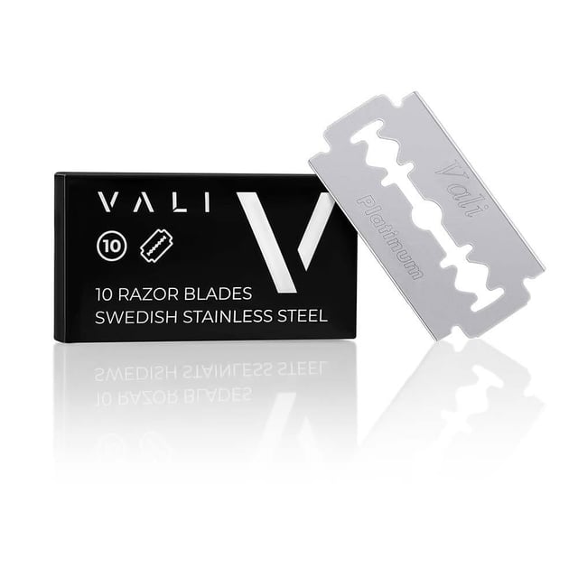 Vali Platinum Dubbelrakblad 10 st