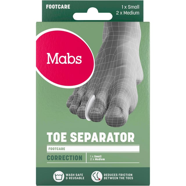 Mabs Toe Separator S & M 3 st