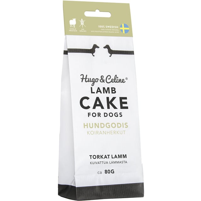 Hugo & Celine Hundsnacks Lamb Cake 80 g