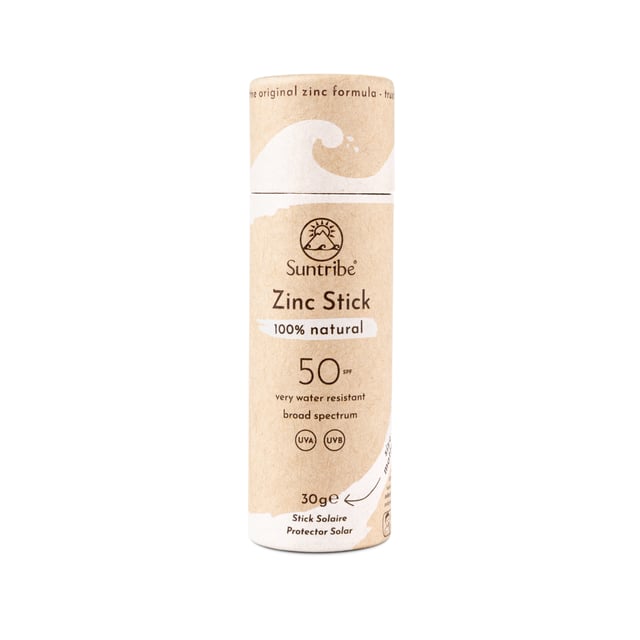 Suntribe All Natural Sport Zinc Stick SPF50 Original White 30g