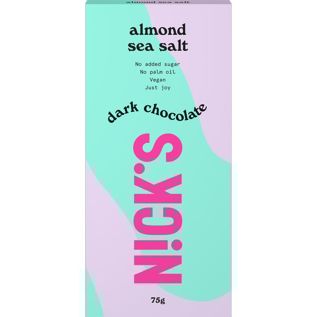 Nick's Dark Chocolate Sea Salt 75g
