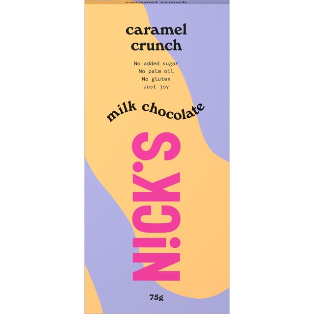Nick's Caramel Crunch Milk Chocolate 75g