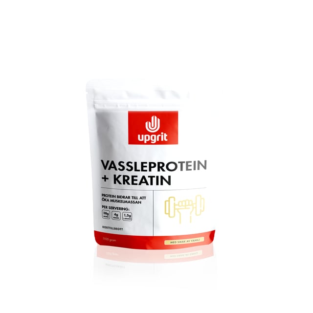 Upgrit Vassleprotein + Kreatin Vanilj 1100gram
