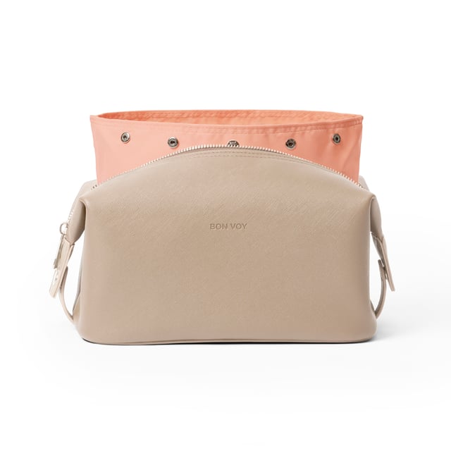 Bon Voy Getaway Toiletry Bag Large Beige/Rosa 1st