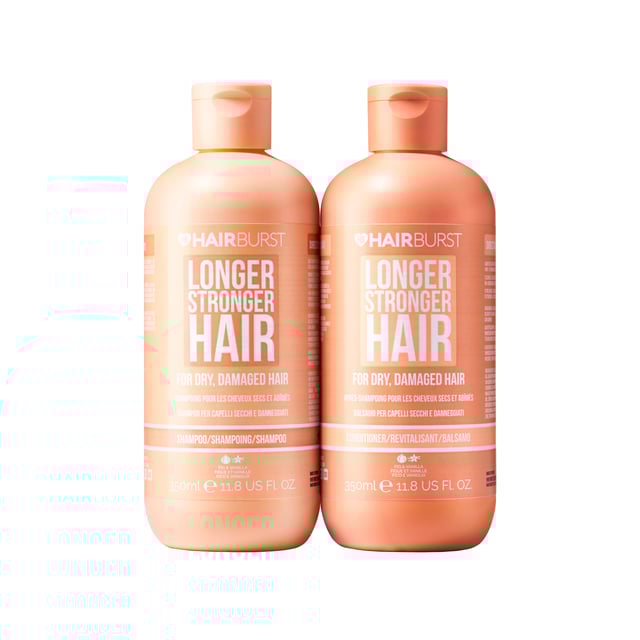 Hairburst Schampo & Balsam Torrt & Skadat Hår 350 + 350 ml