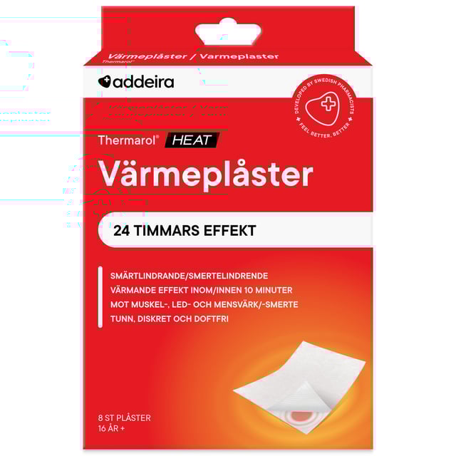 addeira Thermarol Smärtlindrande Värmeplåster 8 st