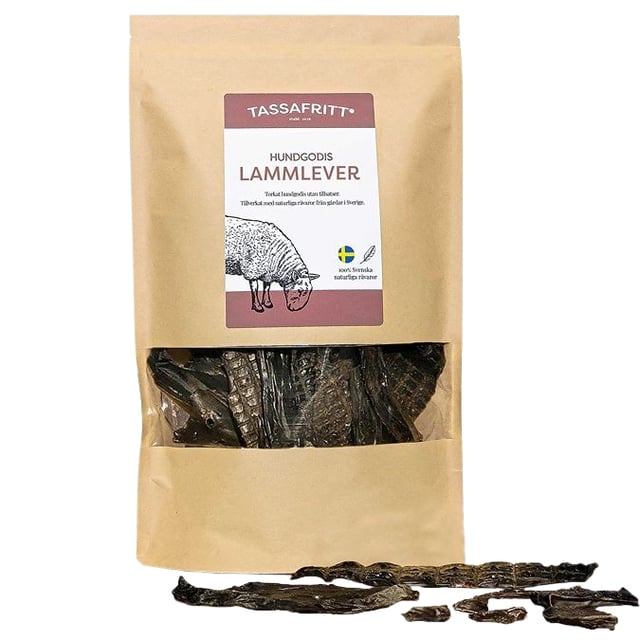 TassaFritt Hundgodis Lammlever 100 g
