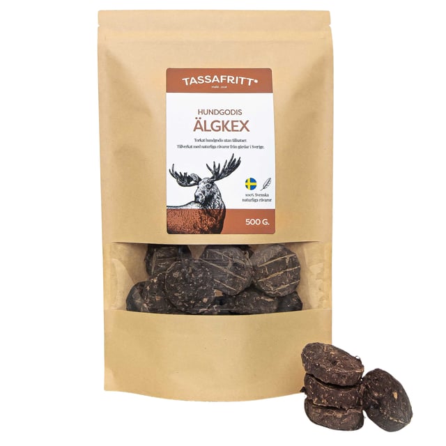 Tassafritt Älgkex 500g