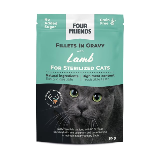 FourFriends Lamb in Gravy Pouch 85g
