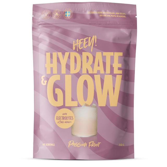 Heey! Elektrolyter + Collegan® Passionsfrukt 240g