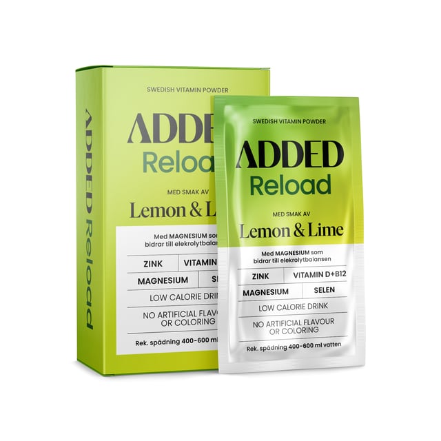 Added Reload Lime & Lemon 10 x 4g
