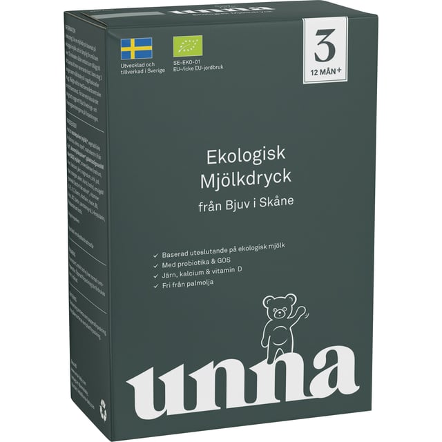 Unna Steg 3 Ekologisk Mjölkdryck 600g
