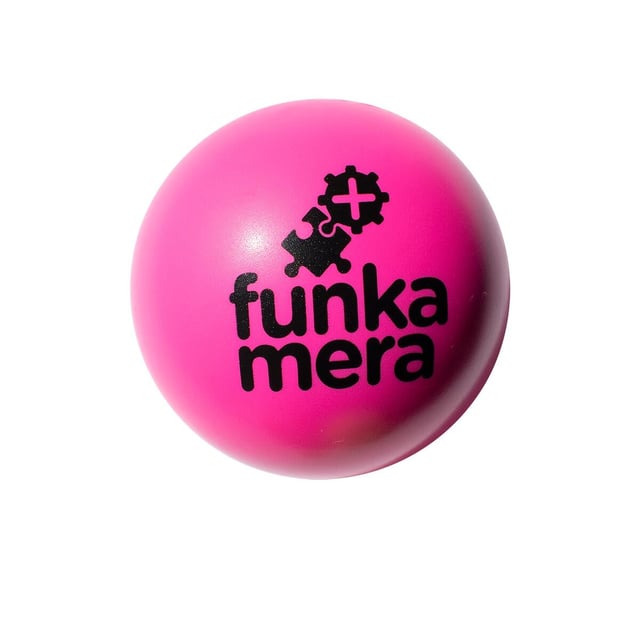 Funka Mera Plus Stressboll, mjuk - cerise