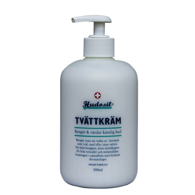Hudosil Tvättkräm Pumpflaska Oparfymerad 500 ml