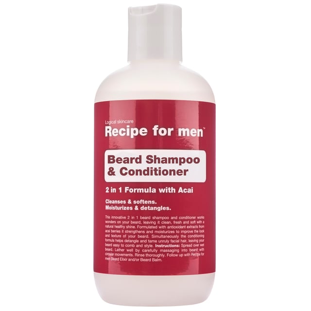 Recipe for men Beard Shampoo & Conditioner 250 ml