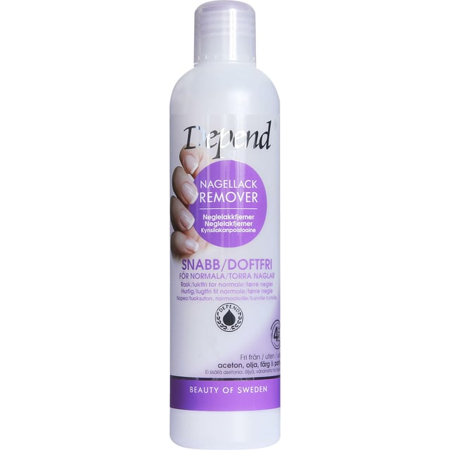 Depend Nagellacksremover lila 250 ml
