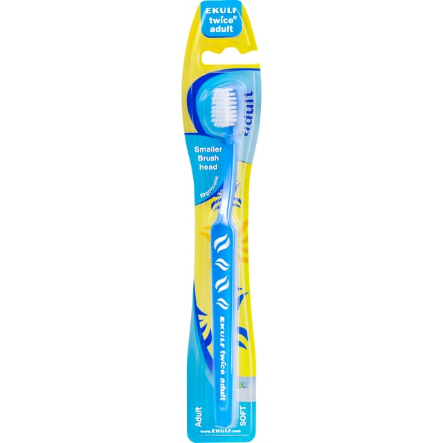 EKULF Twice Adult Tandbortse - Blandade färger
