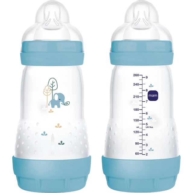 MAM Easy Start Anti-Colic 2+ Månader Nappflska Blue 2-pack