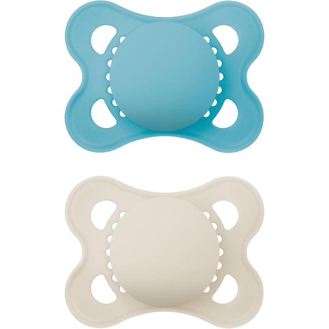 MAM Original 0-6 månader Unprinted 2-pack Blå