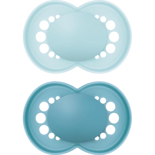 MAM Original 6-16 månader Blå Unprinted 2-pack