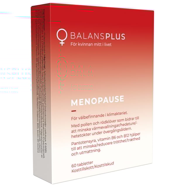 Balans Plus Menopause Pollenextrakt 60 tabletter