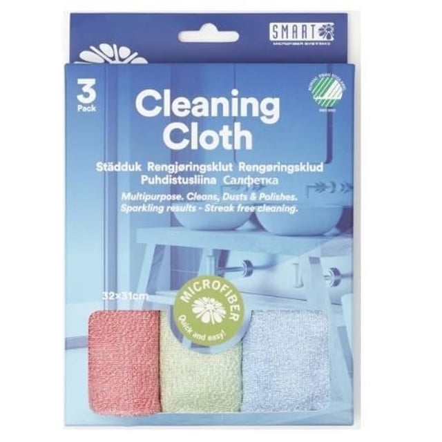 Smart Microfiber Städduk 3 st