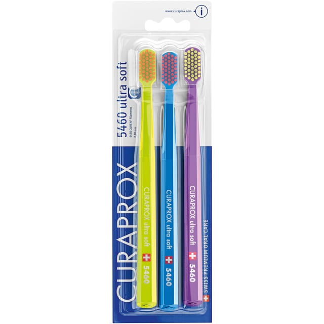 Curaprox Ultra Soft 5460 tandborste 3-pack