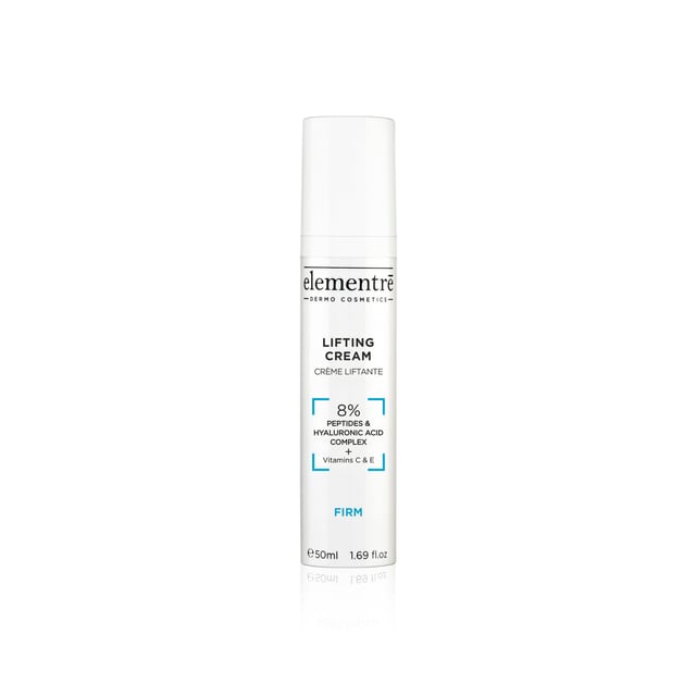 Elementre Lifting Cream - 8% Peptides & Hyaluronic Acid 50ml
