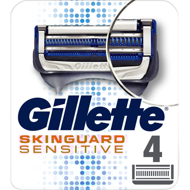 Gillette Skinguard Rakblad 4st