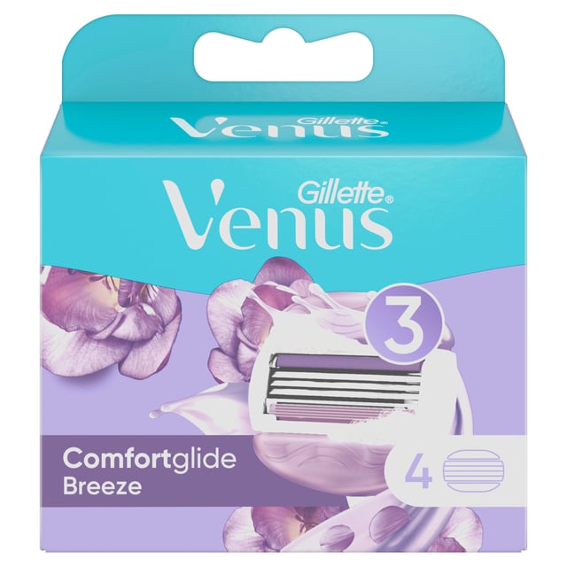 Gillette Venus ComfortGlide Breeze Rakblad 4 st