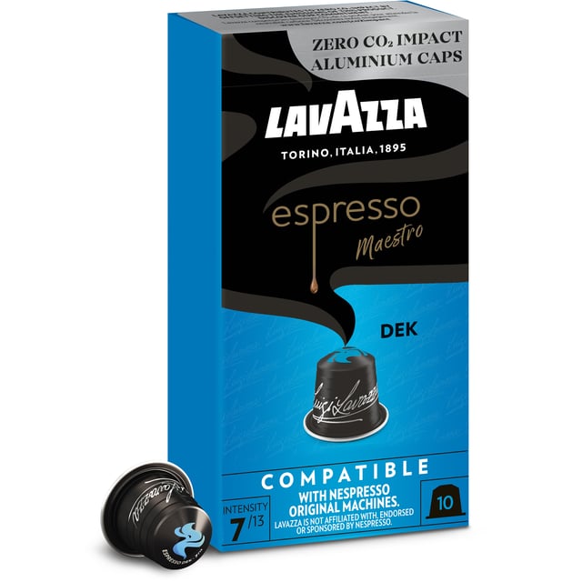 LAVAZZA  Decaffeinato Koffeinfria Kaffekapslar 10 st