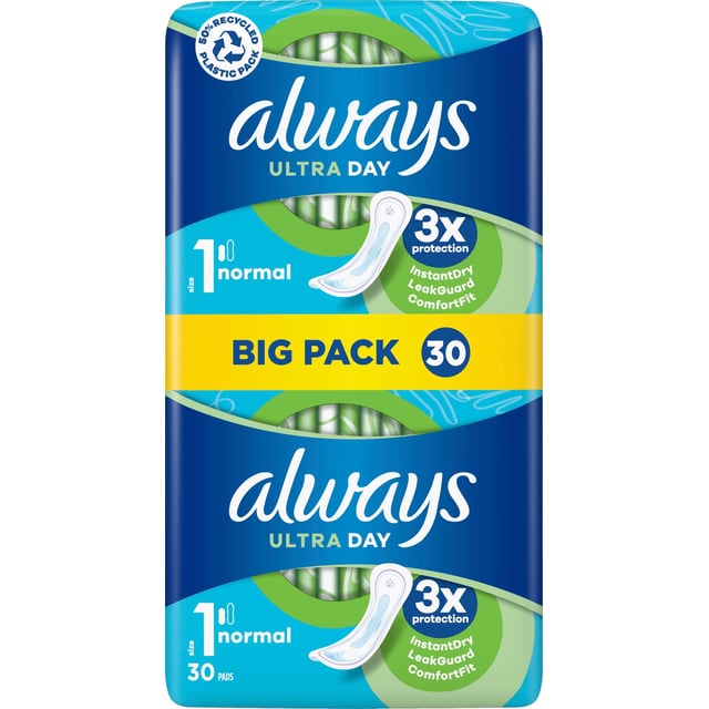 Always Ultra Day Bindor Normal Storlek 1 - 30 st