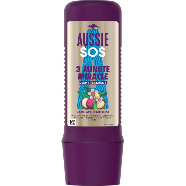 Aussie SOS Save My Lengths! 3 Minute Miracle Djupvårdande Hårinpackning 225 ml