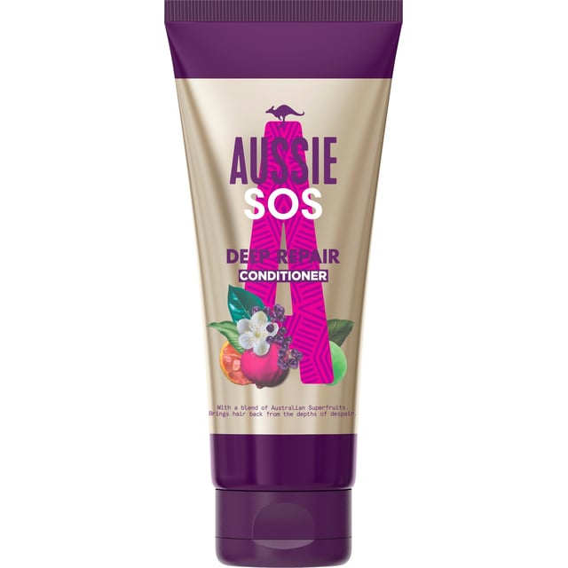 Aussie Hair Care SOS Deep Repair Balsam för skadat hår 340 ml