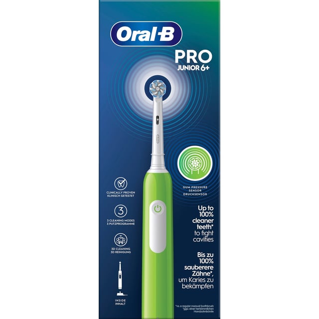 Oral-B Junior Eltandborste för barn +6 år Grön 1 st