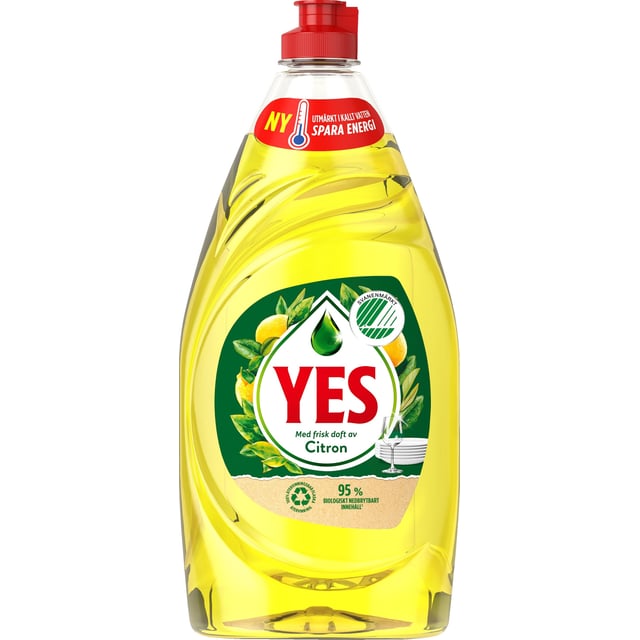 YES Diskmedel med frisk doft av Citron 820 ml