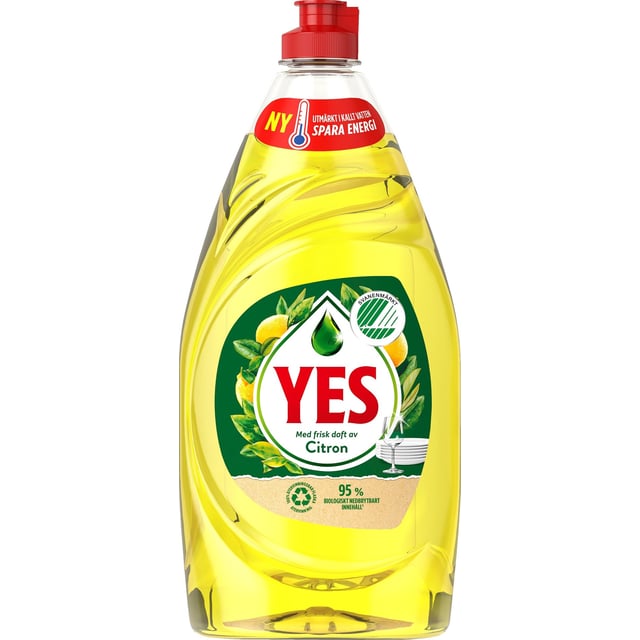 YES Diskmedel med frisk doft av Citron 820 ml