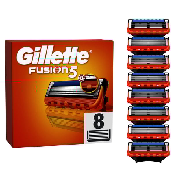 Gillette Fusion5 rakblad för män, 8 st