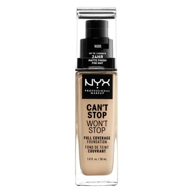 NYX Professional Makeup Can't Stop Won't Stop Foundation 6.5 Nude 30 ml