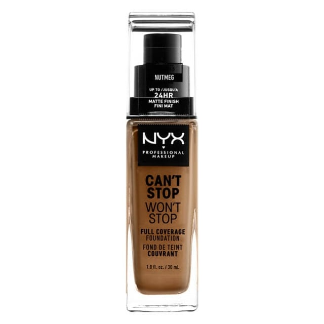 NYX Professional Makeup Can't Stop Won't Stop Foundation 16.5 Nutmeg 30 ml