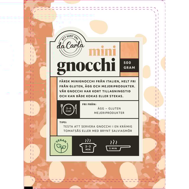 Da Carla Glutenfri Gnocchi 500 g