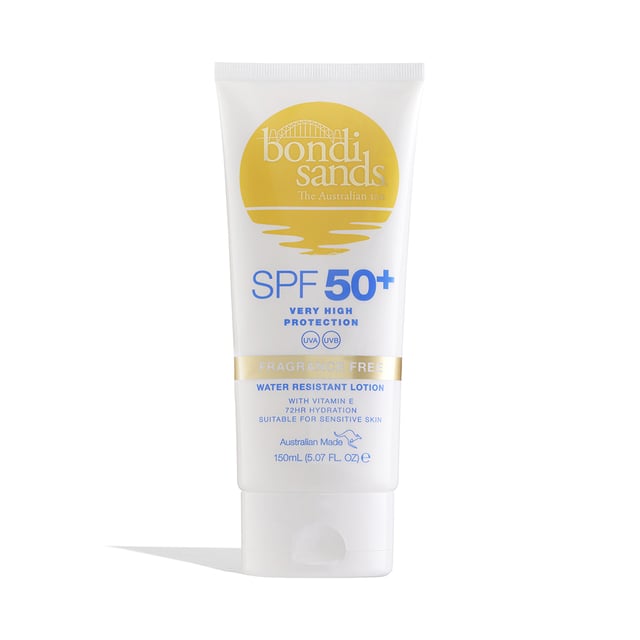 Bondi Sands Sunscreen Lotion SPF50+ Body Fragrance Free 150 ml