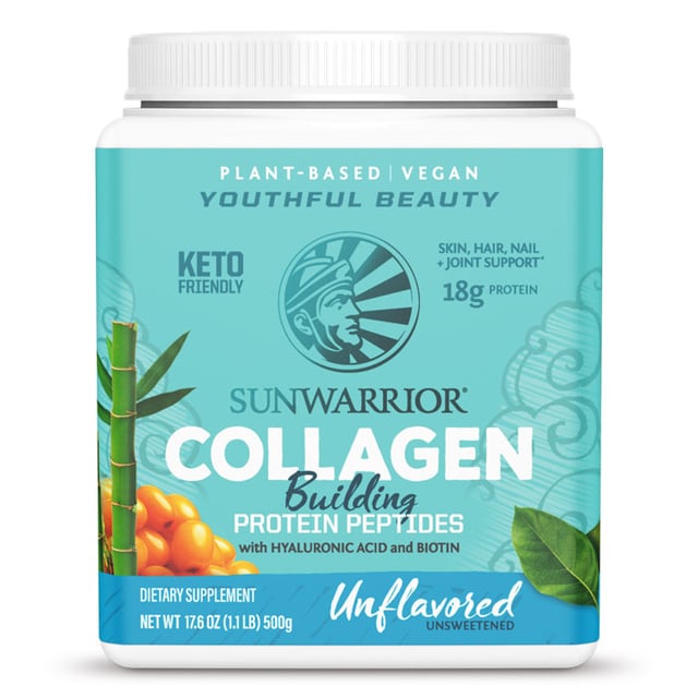 Sunwarrior Collagen Building Protein Peptides Naturell 500 g
