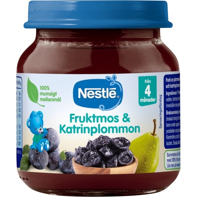 Nestlé Fruktmos och Katrinplommon 125g