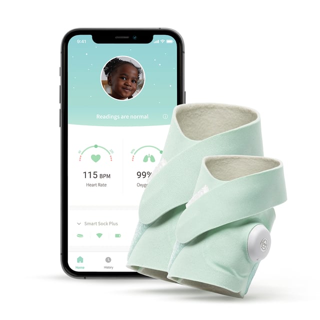Owlet Babylarm Smart Sock Plus Mint