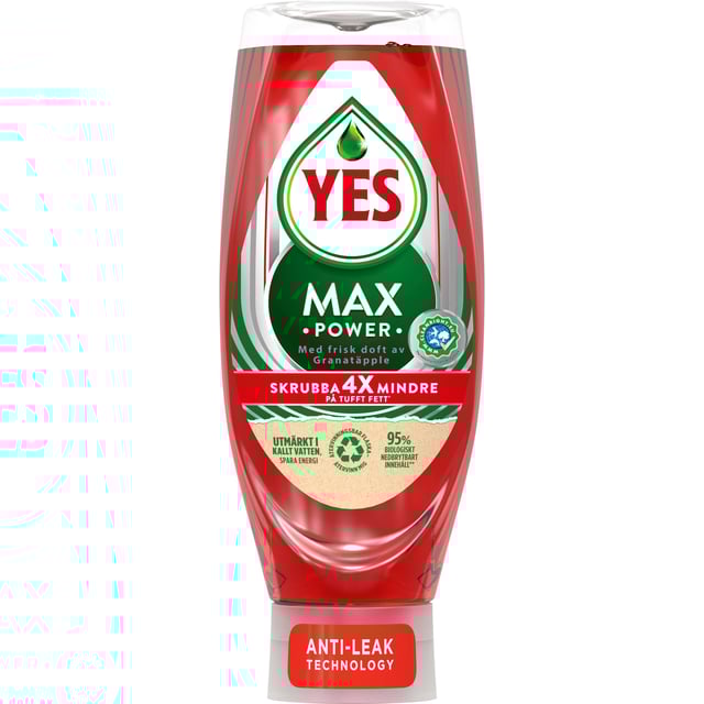 YES MaxPower Diskmedel Granatäpple 650 ml
