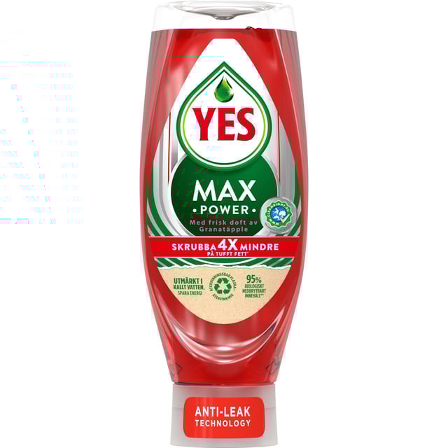 YES MaxPower Diskmedel Granatäpple 650 ml