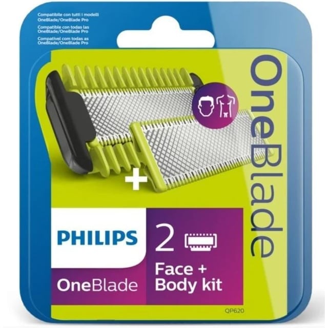 Philips OneBlade Refill Face & Body Kit 2st